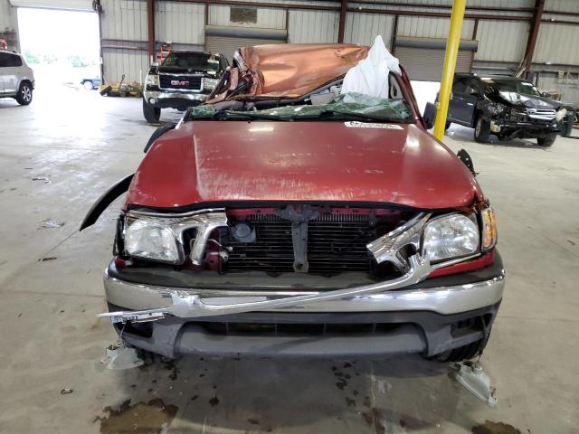 5TEGN92N54Z313788 - 2004 TOYOTA TACOMA DOUBLE CAB PRERUNNER BURGUNDY photo 5