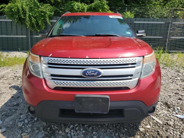 1FMHK8D82CGA14646 - 2012 FORD EXPLORER XLT RED photo 5