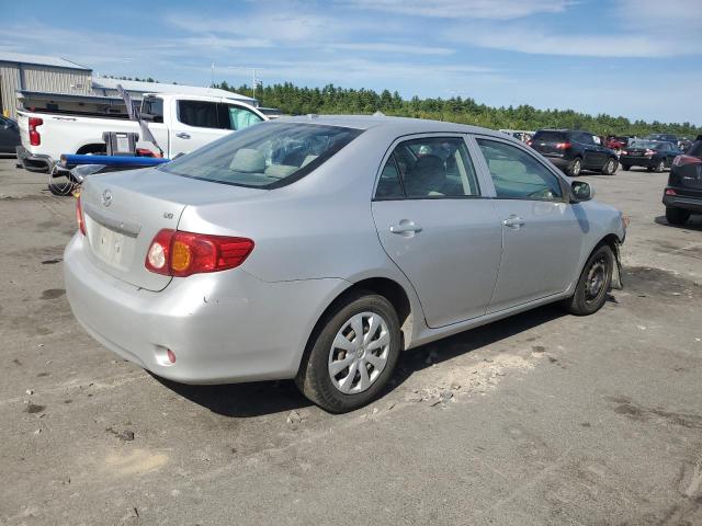 2T1BU4EEXAC300127 - 2010 TOYOTA COROLLA BASE SILVER photo 3