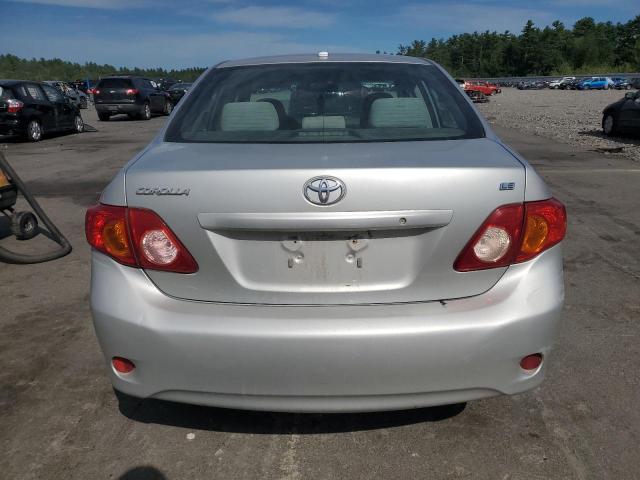2T1BU4EEXAC300127 - 2010 TOYOTA COROLLA BASE SILVER photo 6