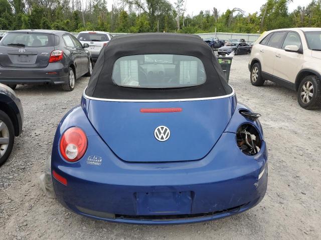 3VWPG31Y58M416776 - 2008 VOLKSWAGEN NEW BEETLE CONVERTIBLE S BLUE photo 6