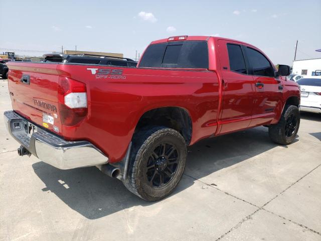 5TFUW5F14JX713778 - 2018 TOYOTA TUNDRA DOUBLE CAB SR/SR5 RED photo 3