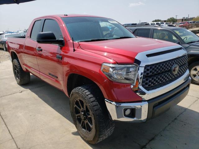 5TFUW5F14JX713778 - 2018 TOYOTA TUNDRA DOUBLE CAB SR/SR5 RED photo 4