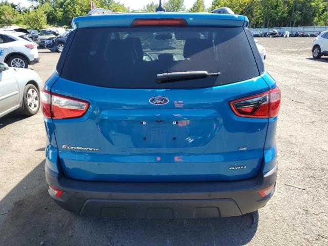 MAJ6S3GL1KC280055 - 2019 FORD ECOSPORT SE BLUE photo 6