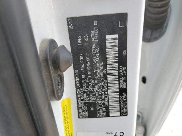 JTEBU5JR4H5453541 - 2017 TOYOTA 4RUNNER SR5/SR5 PREMIUM 白色 照片 13