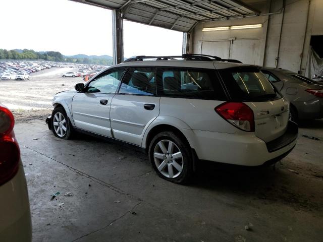 4S4BP61CX87359225 - 2008 SUBARU OUTBACK 2.5I WHITE photo 2