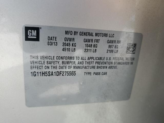 1G11H5SA1DF275565 - 2013 CHEVROLET MALIBU LTZ GOLD photo 12