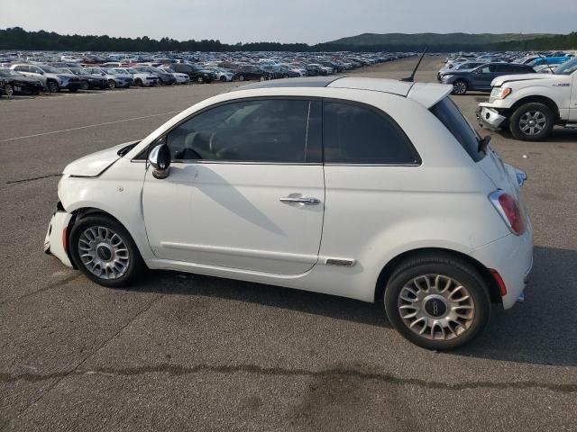 3C3CFFCR0CT208772 - 2012 FIAT 500 LOUNGE WHITE photo 2