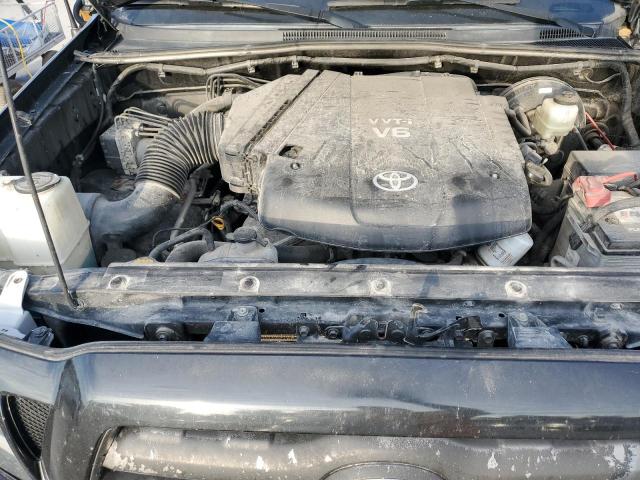 5TELU4EN5AZ743798 - 2010 TOYOTA TACOMA DOUBLE CAB BLACK photo 11