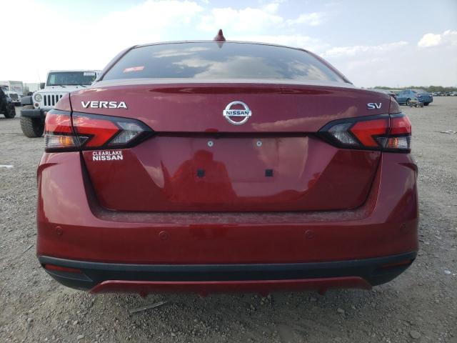 3N1CN8EV1ML857571 - 2021 NISSAN VERSA SV BURGUNDY photo 6