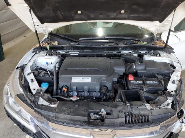 1HGCR3F87GA008782 - 2016 HONDA ACCORD EXL WHITE photo 11
