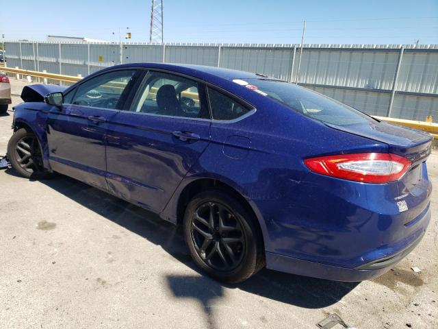 1FA6P0H79G5124553 - 2016 FORD FUSION SE BLUE photo 2