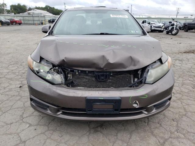 2HGFB2F97CH514077 - 2012 HONDA CIVIC EXL BROWN photo 5