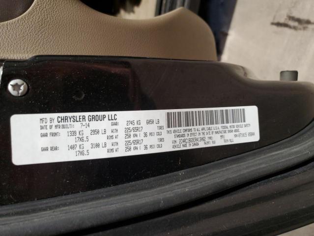 2C4RC1BG9ER413062 - 2014 CHRYSLER TOWN & COU TOURING CHARCOAL photo 13