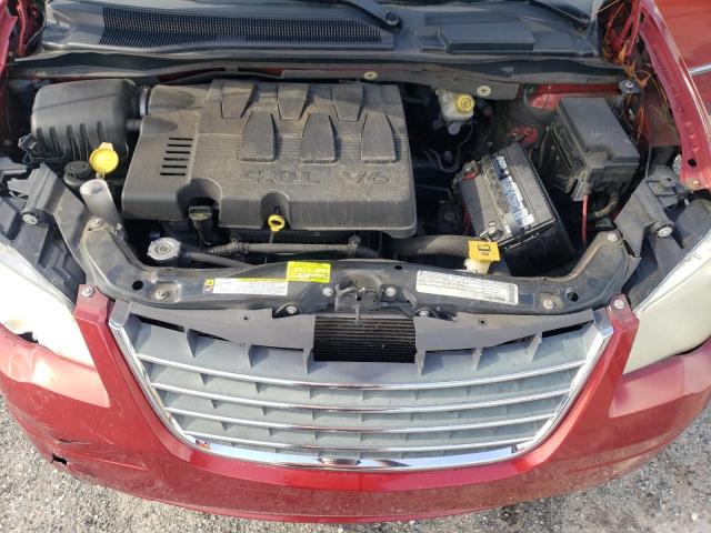 2A8HR54X59R646904 - 2009 CHRYSLER TOWN & COU TOURING RED photo 11