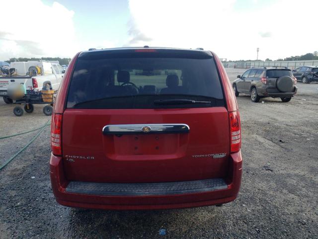 2A8HR54X59R646904 - 2009 CHRYSLER TOWN & COU TOURING RED photo 6