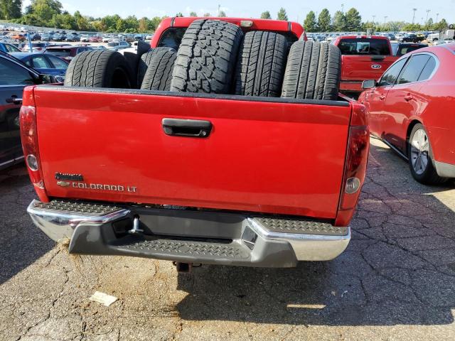 1GCDT33E288218276 - 2008 CHEVROLET COLORADO LT RED photo 6