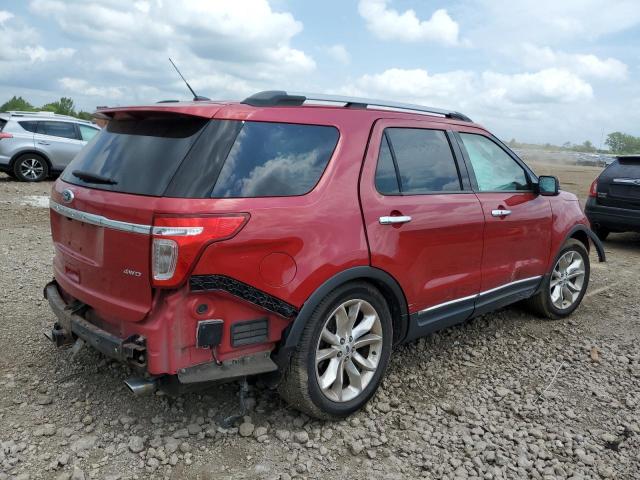 1FMHK8F89CGA51254 - 2012 FORD EXPLORER LIMITED 红色 照片 3