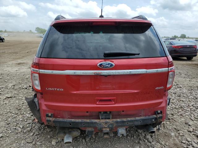 1FMHK8F89CGA51254 - 2012 FORD EXPLORER LIMITED 红色 照片 6