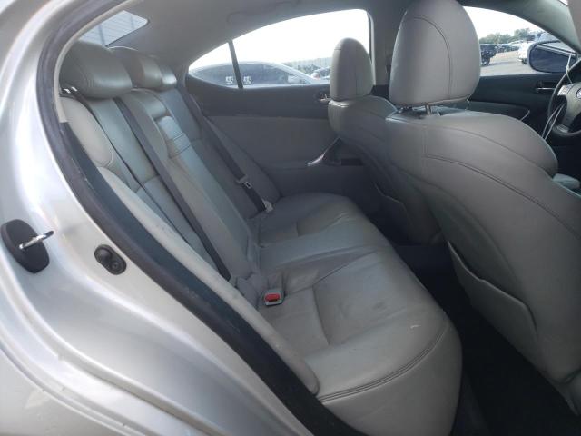 JTHBE262472009022 - 2007 LEXUS IS 350 SILVER photo 10