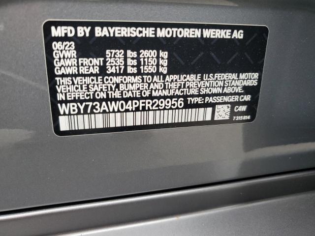 WBY73AW04PFR29956 - 2023 BMW I4 EDRIVE 40 灰色 照片 13