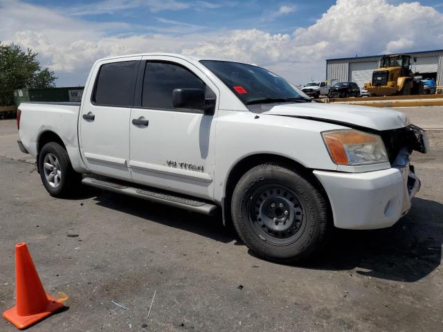 1N6BA0ED2DN300372 - 2013 NISSAN TITAN S WHITE photo 4