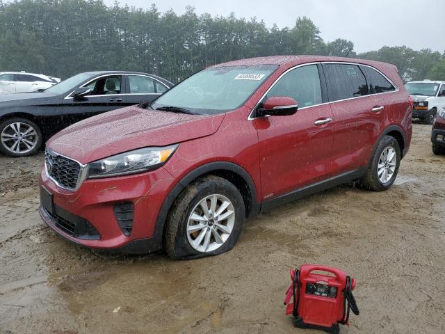 5XYPGDA33KG550994 - 2019 KIA SORENTO L RED photo 1