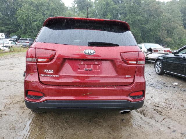 5XYPGDA33KG550994 - 2019 KIA SORENTO L RED photo 6