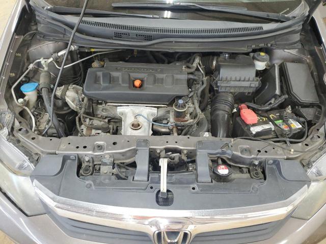 19XFB2F50CE372968 - 2012 HONDA CIVIC LX GRAY photo 11