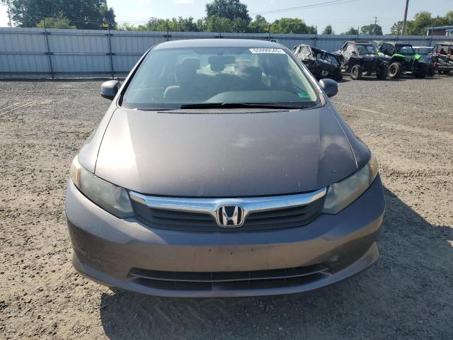 19XFB2F50CE372968 - 2012 HONDA CIVIC LX GRAY photo 5