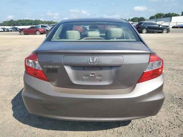 19XFB2F50CE372968 - 2012 HONDA CIVIC LX GRAY photo 6