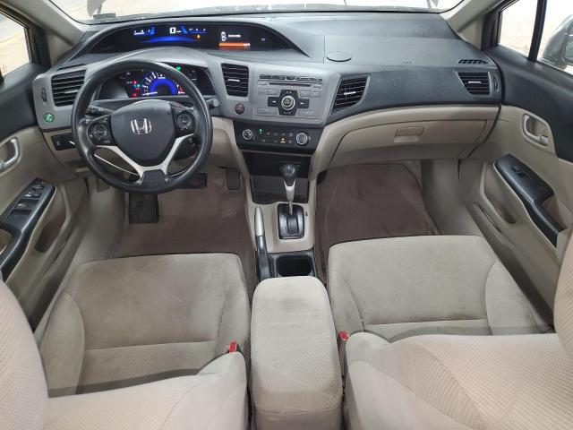 19XFB2F50CE372968 - 2012 HONDA CIVIC LX GRAY photo 8