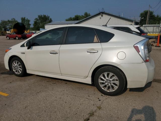 JTDKN3DP3C3007899 - 2012 TOYOTA PRIUS PLUG WHITE photo 2