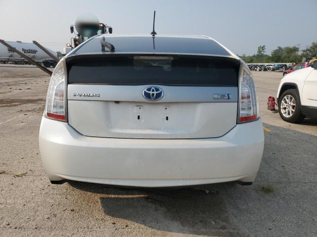 JTDKN3DP3C3007899 - 2012 TOYOTA PRIUS PLUG WHITE photo 6