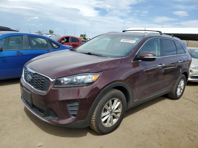 5XYPGDA36LG658821 - 2020 KIA SORENTO L BURGUNDY photo 1