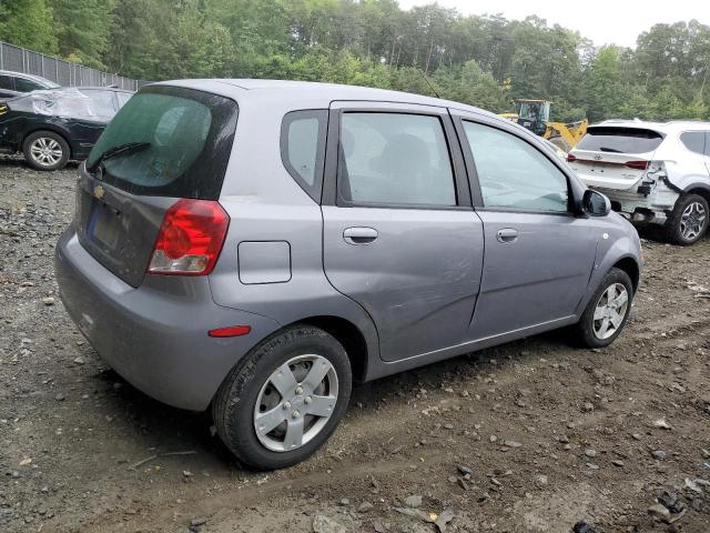 KL1TD66637B693412 - 2007 CHEVROLET AVEO BASE SILVER photo 3