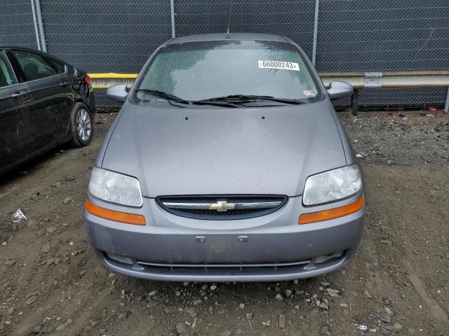 KL1TD66637B693412 - 2007 CHEVROLET AVEO BASE SILVER photo 5