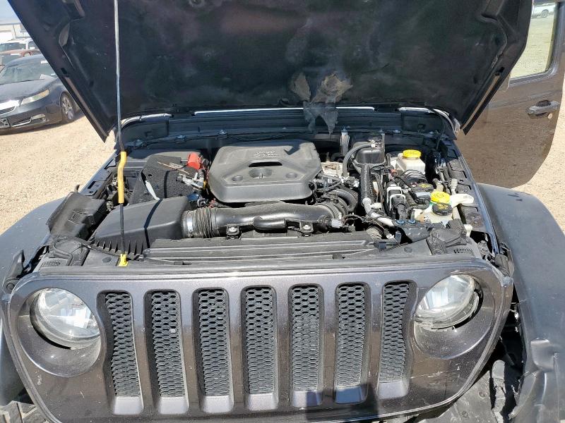 1C4HJXDN3KW524502 - 2019 JEEP WRANGLER UNLIMITED SPORT GRAY photo 12