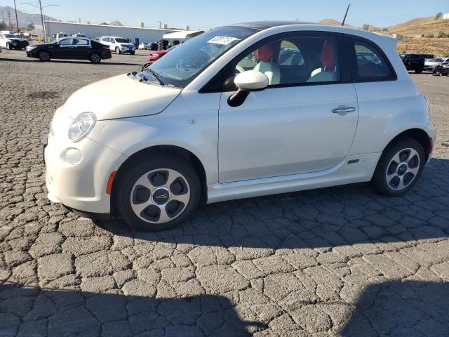 3C3CFFGE8DT744197 - 2013 FIAT 500 ELECTRIC WHITE photo 1