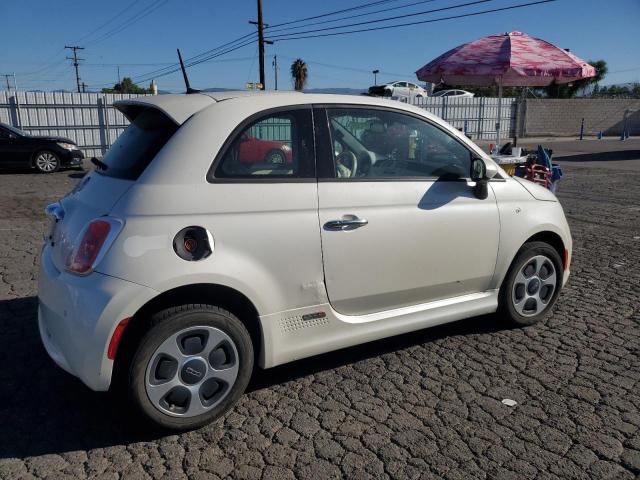 3C3CFFGE8DT744197 - 2013 FIAT 500 ELECTRIC WHITE photo 3