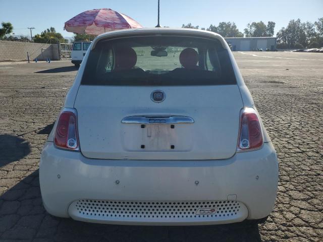 3C3CFFGE8DT744197 - 2013 FIAT 500 ELECTRIC WHITE photo 6