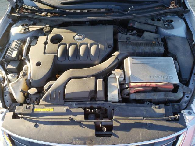 1N4CL2APXAC185045 - 2010 NISSAN ALTIMA HYBRID SILVER photo 7