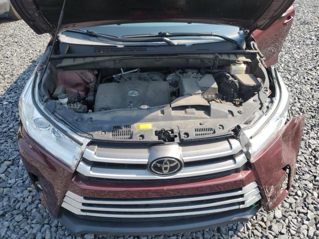 5TDJZRFH1JS816080 - 2018 TOYOTA HIGHLANDER SE Bordeaux photo 12