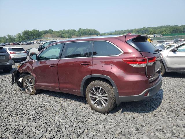 5TDJZRFH1JS816080 - 2018 TOYOTA HIGHLANDER SE Bordeaux photo 2