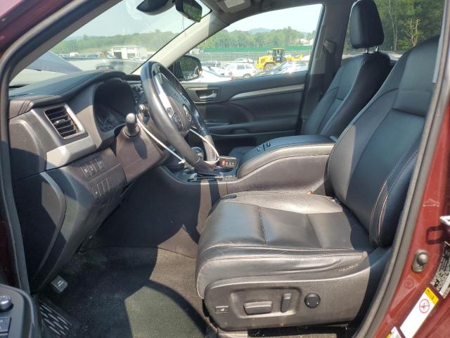 5TDJZRFH1JS816080 - 2018 TOYOTA HIGHLANDER SE Bordeaux photo 7