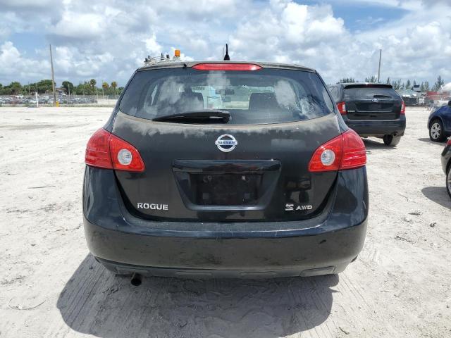 JN8AS58V09W190232 - 2009 NISSAN ROGUE S BLACK photo 6