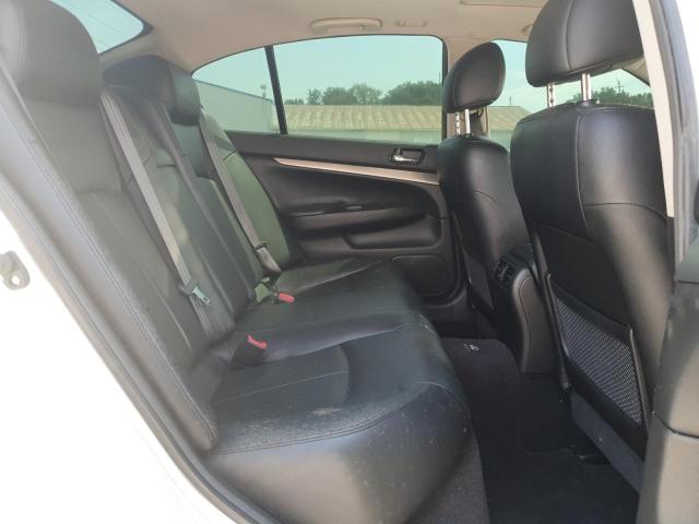 JN1CV6AP5DM710722 - 2013 INFINITI G37 BASE WHITE photo 10