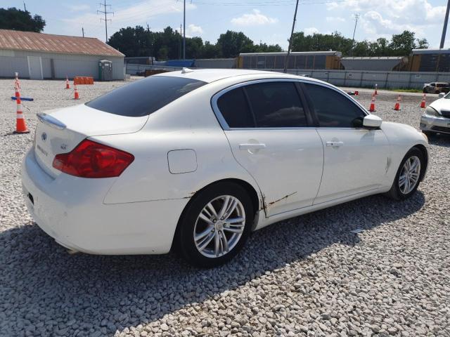 JN1CV6AP5DM710722 - 2013 INFINITI G37 BASE WHITE photo 3
