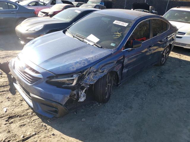 4S3BWAB61L3010652 - 2020 SUBARU LEGACY BLUE photo 9