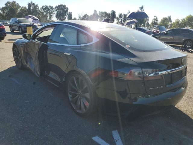 5YJSA1E28HF191217 - 2017 TESLA MODEL S Negro foto 2
